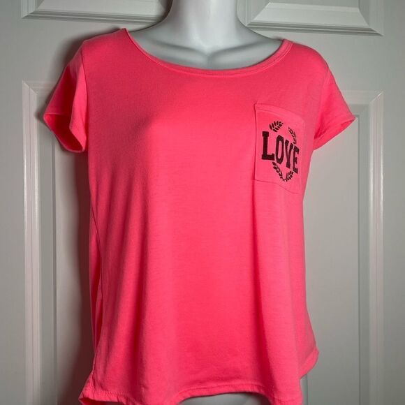 Free Kisses Graphic Love Short Sleeve Tee Medium - Picture 7 of 16
